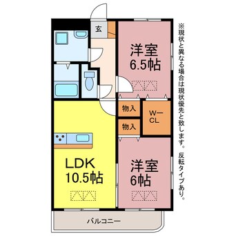 間取図 ルネスグランドールⅠ