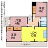ハイツ北山 3LDKの間取り