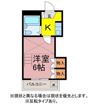 間取図 フラッツハナⅡ