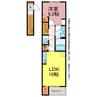 ＭＴＩハイツ　Ｖ 1LDKの間取り