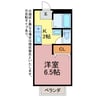 メゾン75 1Kの間取り