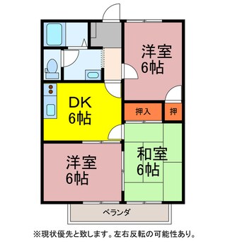 間取図 エクレール８