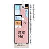 アイリス小池 1Kの間取り