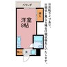 ユトリロ北山 1Rの間取り