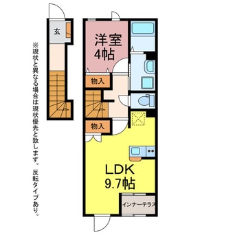 間取図 エ・ヴィーバ草間