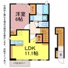 ローレルⅠ 1LDKの間取り