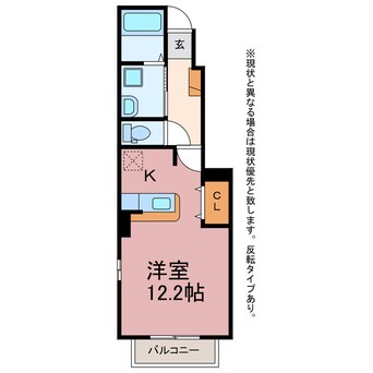 間取図 ふらん横山Ⅰ