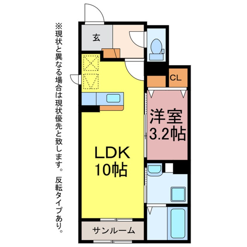 間取図 フラン　ラ　ヴィ