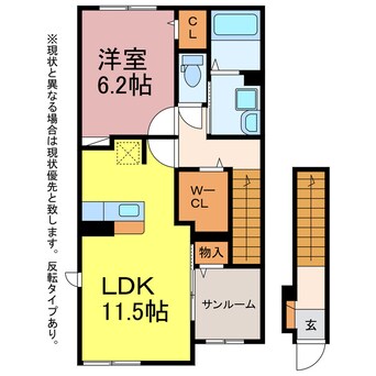 間取図 フリーデンハイム潮崎