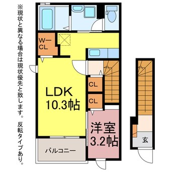 間取図 ファイン　ジニアA・B