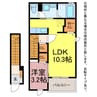 ファイン　ジニアA・B 1LDKの間取り