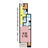 グラード　百間 1Kの間取り