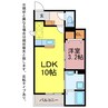 ベルフラワー 1LDKの間取り