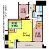 アルバックス広小路 3LDKの間取り