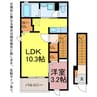 フリーデンハイム小浜 1LDKの間取り