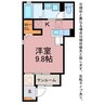 ヒカルサ豊橋佐藤Ⅰ・Ⅱ 1Rの間取り