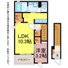 ヒカルサ豊橋佐藤Ⅰ・Ⅱ 1LDKの間取り