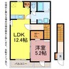サク・ラ　ワン・トゥー 1LDKの間取り