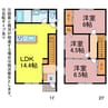 TK　SUMIKA 3LDKの間取り