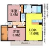 I’s garden 2LDKの間取り