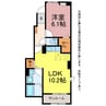 グランベル 1LDKの間取り