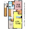グランベル 1LDKの間取り