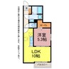モルゲングランツ 1LDKの間取り