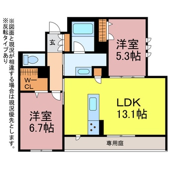 間取図 アークヒルズ豊橋