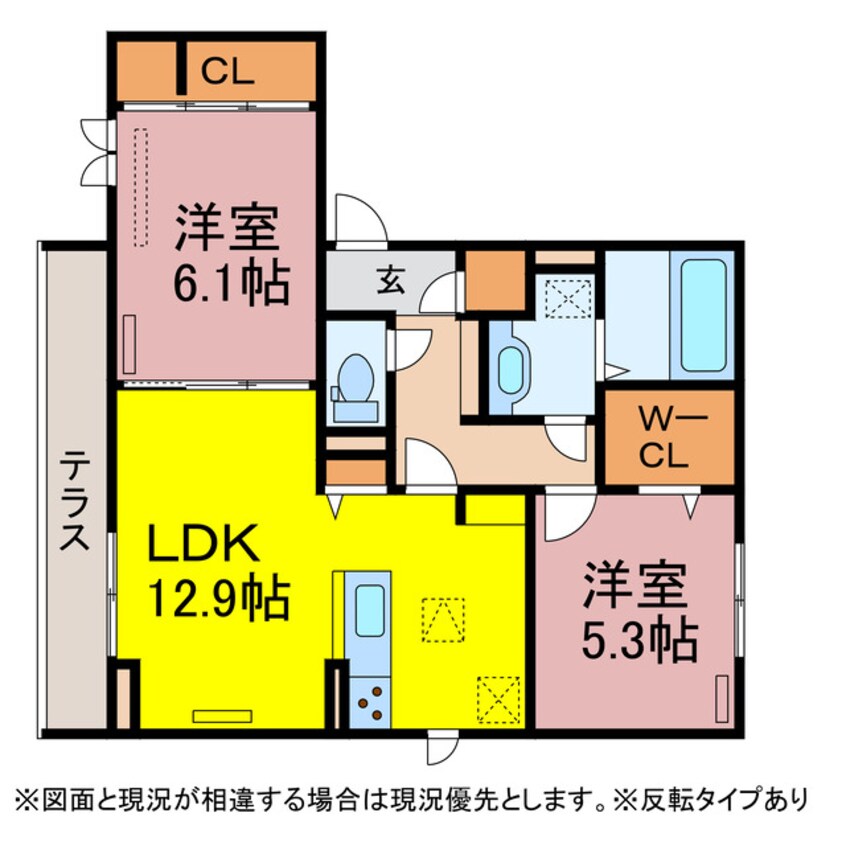 間取図 D-squareつつじが丘　1号地