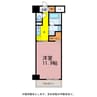 ベルオレイル 1Kの間取り