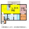 ティー.アイビー 1LDKの間取り