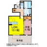 D-avanceつつじが丘 1LDKの間取り