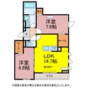 D-avance柱一番町Ⅰ・Ⅱの間取図