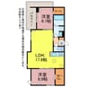 D-avance柱Ⅰ・Ⅱ 2LDKの間取り