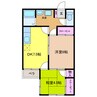 藤田ビル 2DKの間取り