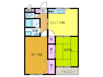 間取図 パークベルズ徳森