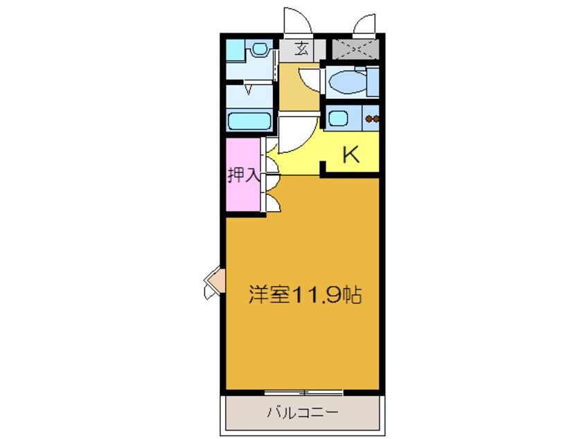 間取図 エクセルコート