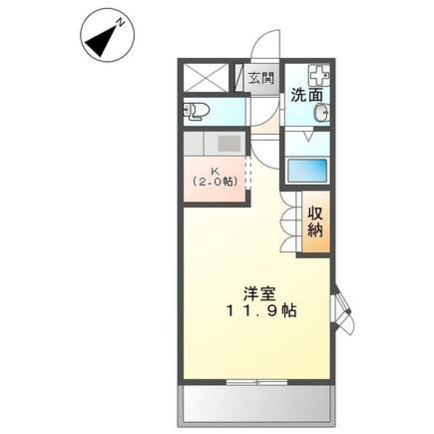 間取図 エクセルコート