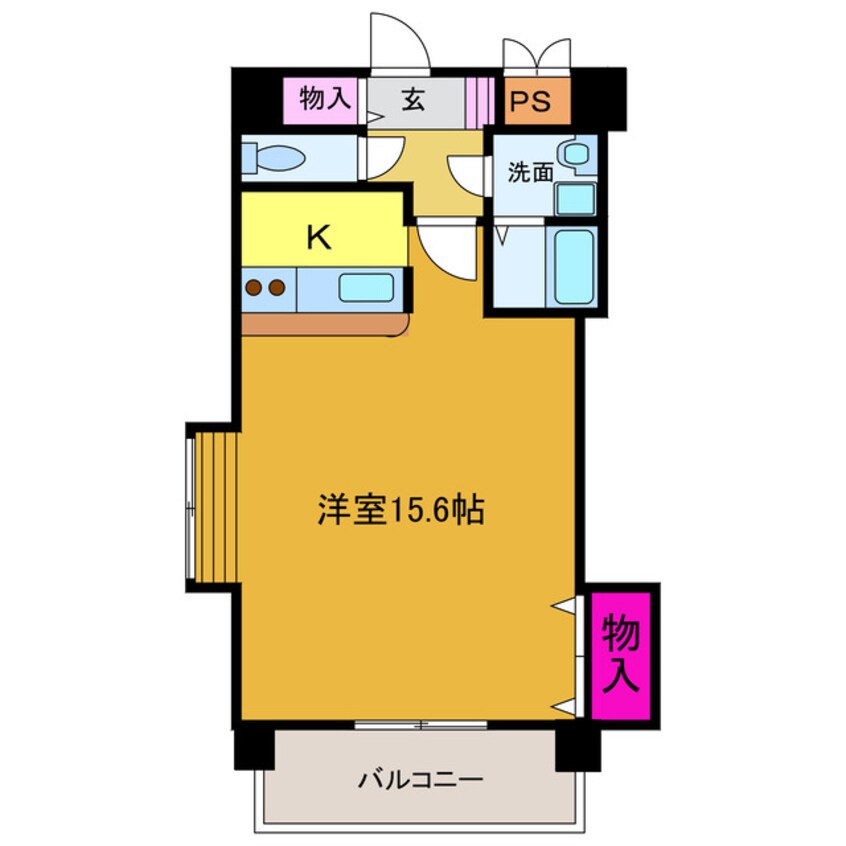 間取図 デルフィニウム・イノウエ