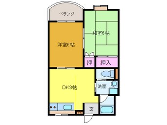 間取図 グリーンハイツ矢野