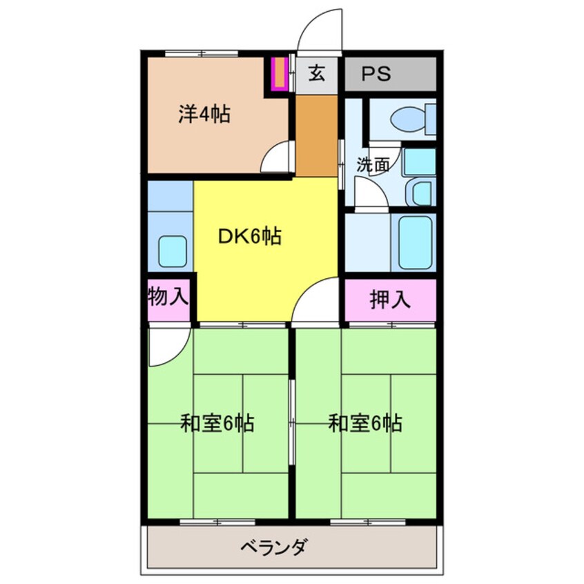 間取図 稲沢ハイツ