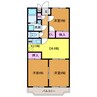 モーメント新谷 3DKの間取り