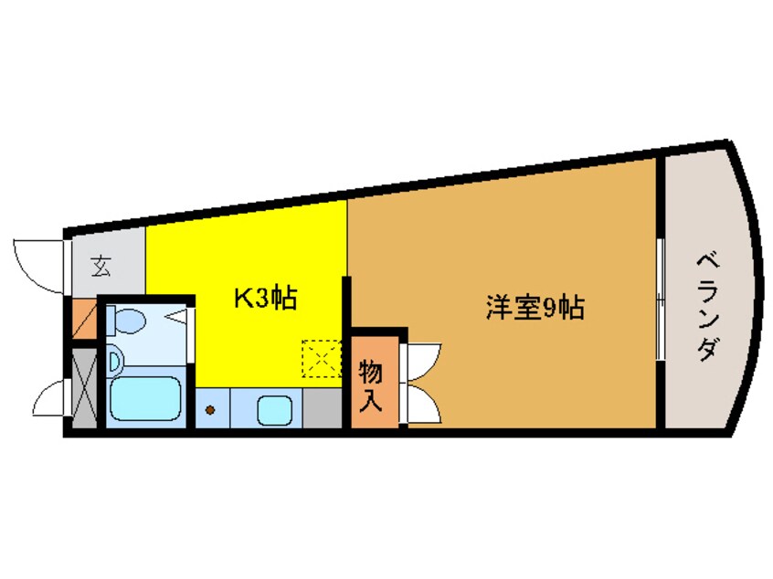 間取図 ソレイユ２１