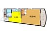 ソレイユ２１ 1Rの間取り