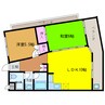 ソレイユ２１ 2LDKの間取り