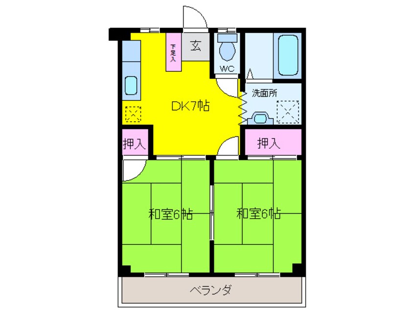 間取図 谷口マンション