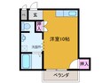 エメラルド桧田№３の間取図