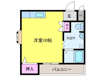 間取図 エメラルド桧田№３