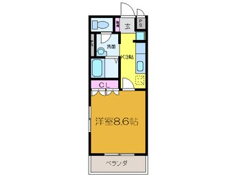 間取図 ランド　ヴェルジュ