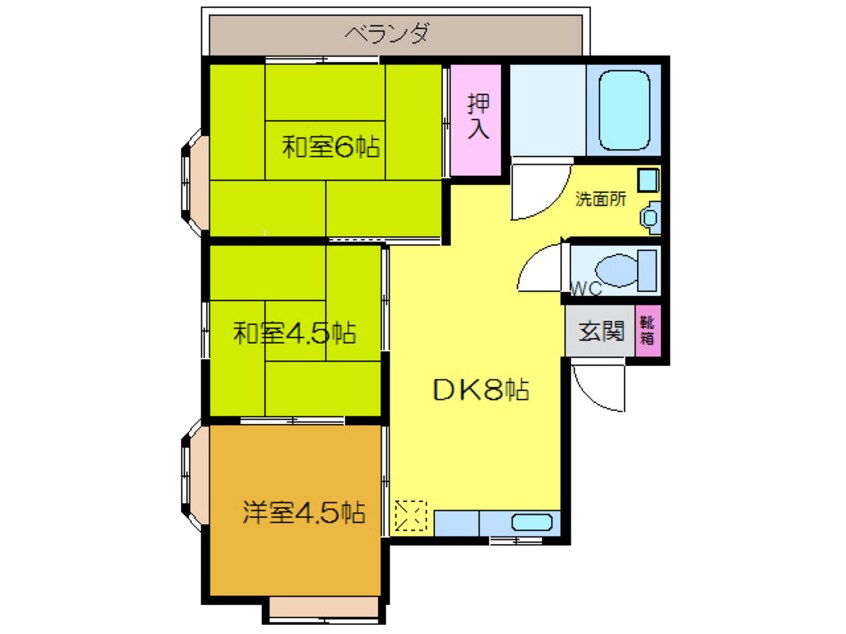 間取図 ソシアル大新